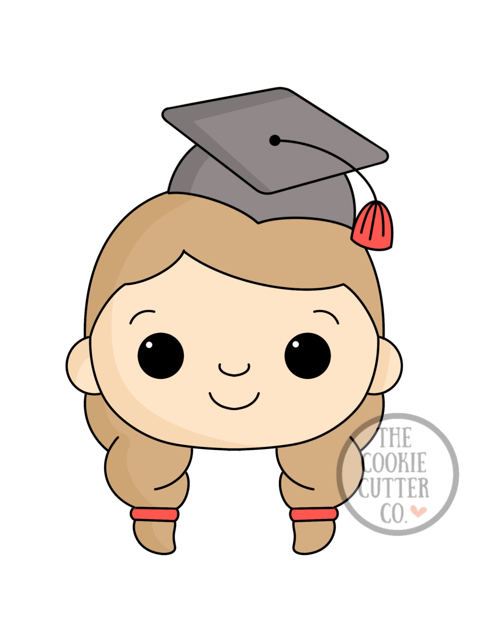 Grad Girl 1 cookie cutter
