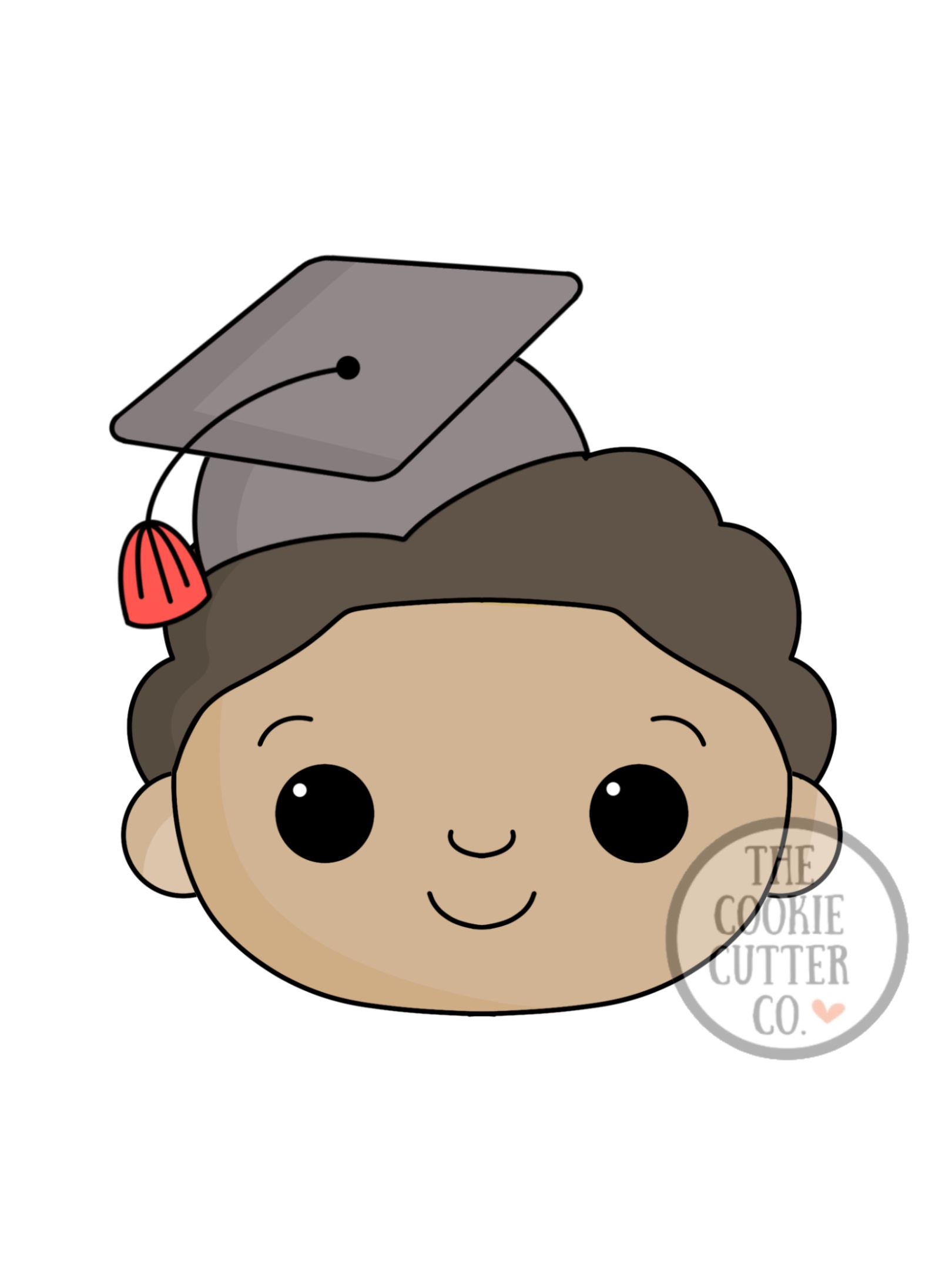 Grad Boy 1 cookie cutter