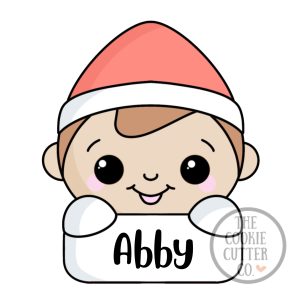 Elf Plaque cookie cutter