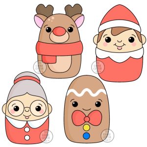 Oval Xmas Mini Set 2