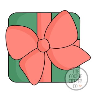 Big Bow Gift cookie cutter