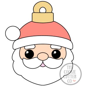Santa Bauble cookie cutter