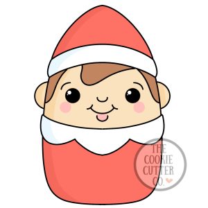 Oval Elf cookie cutter