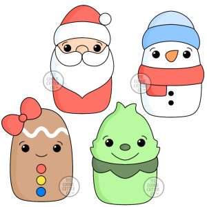 Oval Xmas Mini Set 1