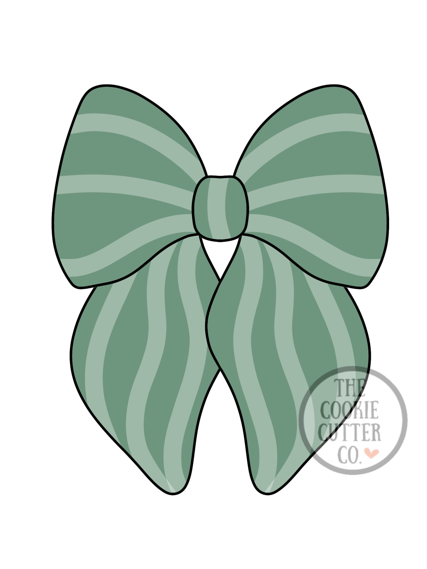 Chunky Bow cookie cutter