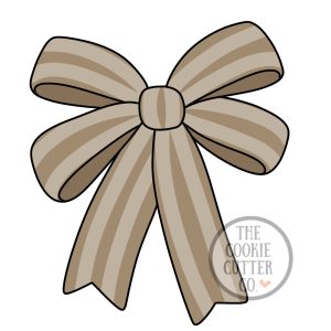 Skinny Bow cookie cutter