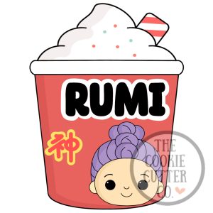 Xmas Ramen Cup cookie cutter