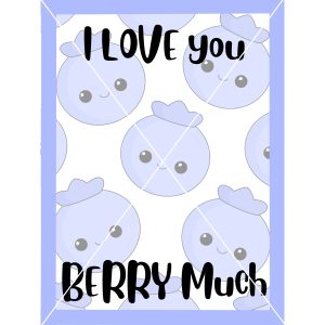 Blueberry Digital Cookie Card JPG