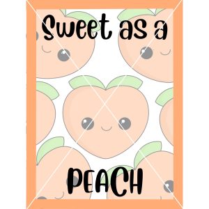 Peach Digital Cookie Card JPG