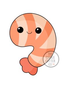Shrimp Mini cookie cutter