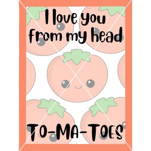 Tomato Digital Cookie Card JPG