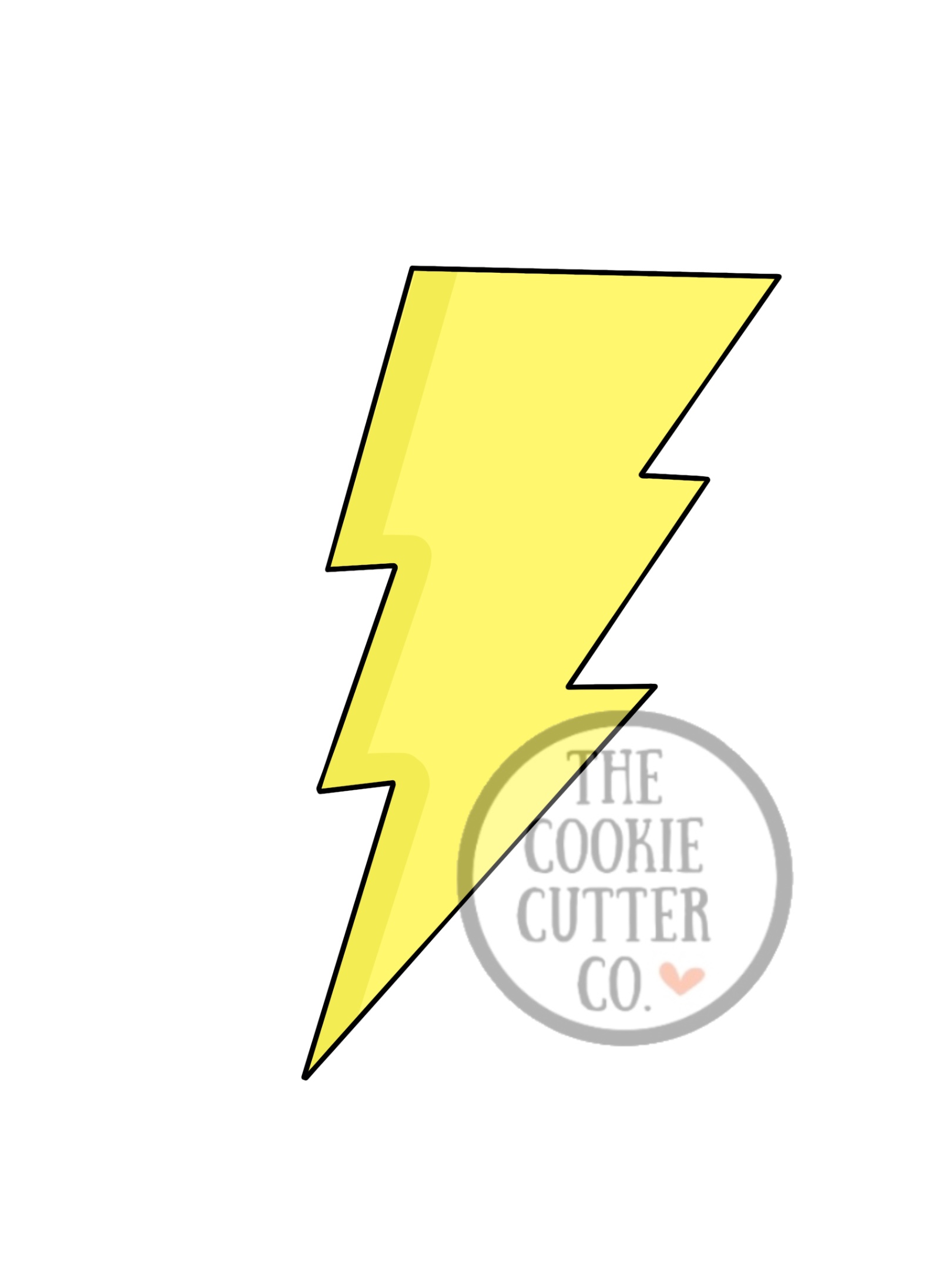Lighting Bolt cookie cutter