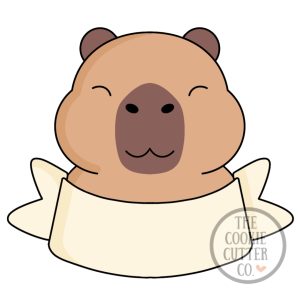 Banner Capy cookie cutter