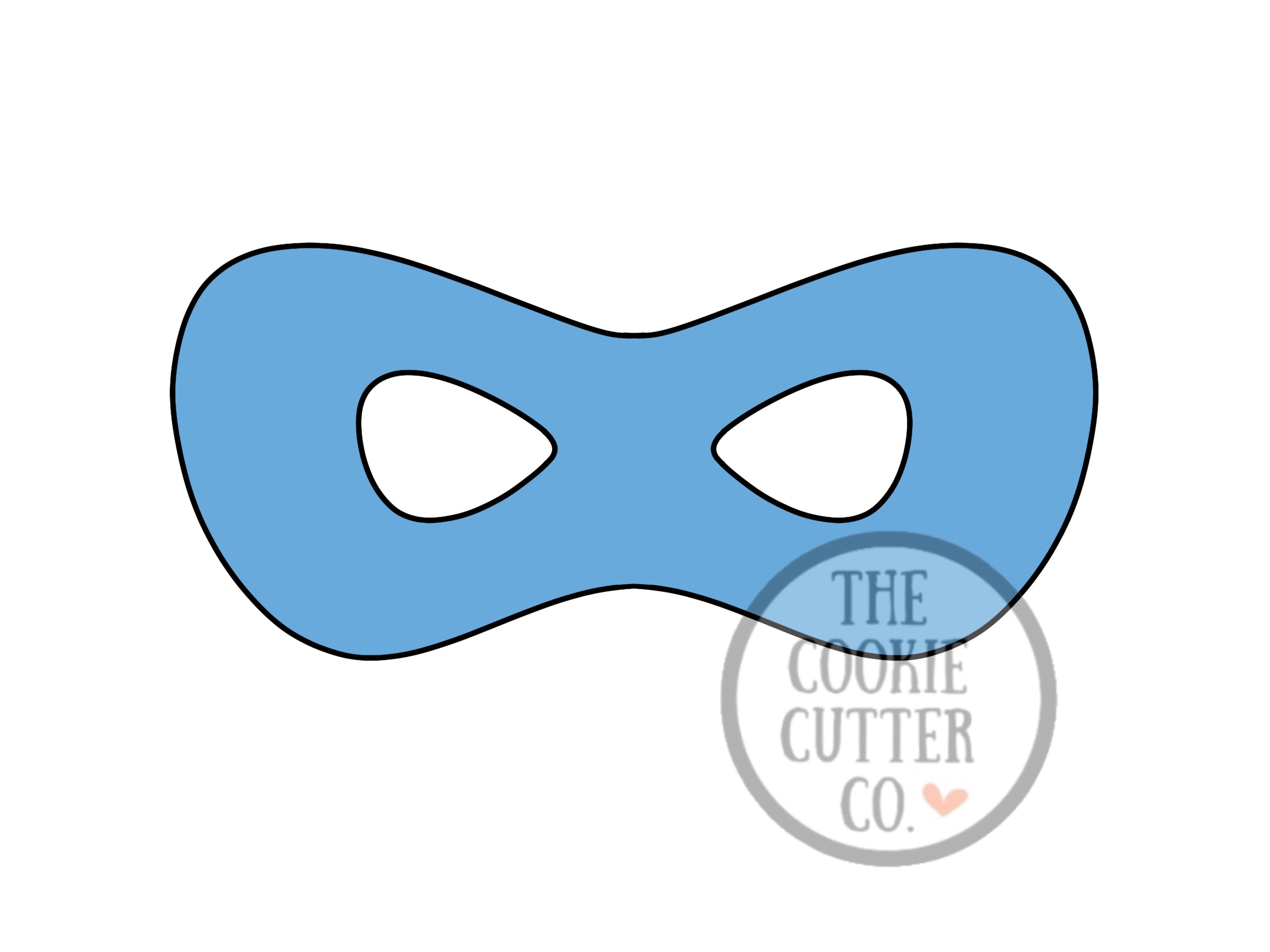 Superhero Mask cookie cutter