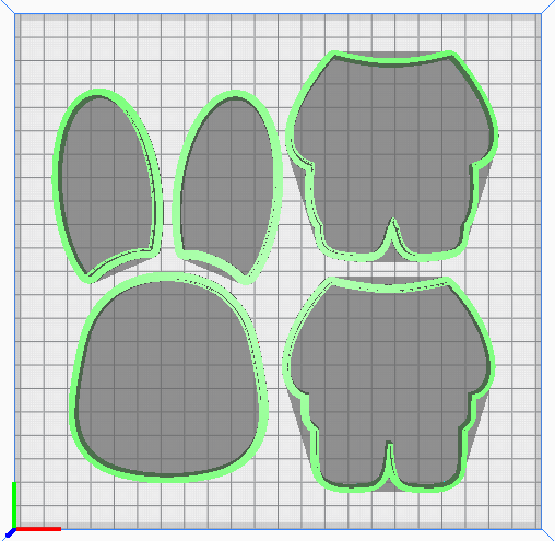 5 Piece Bunny STL File Set - Image 5