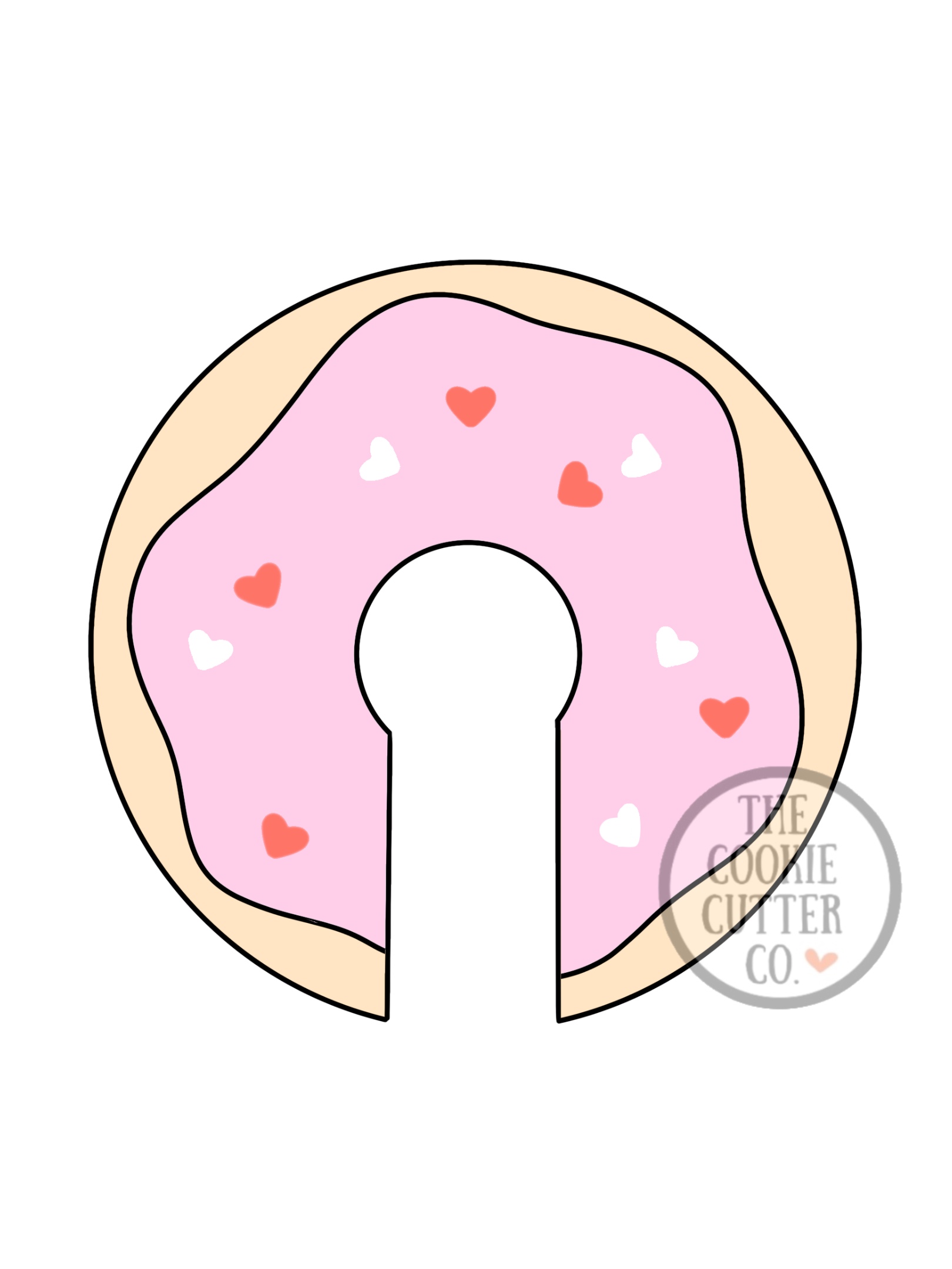 Mini Doughnut Mug Hugger cookie cutter