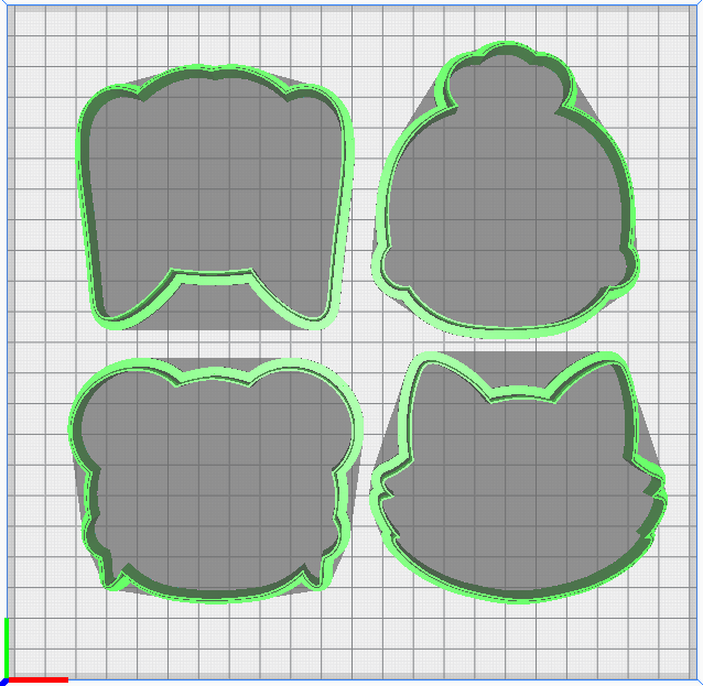 6x Demon Hunters STL cookie cutter files - Image 2