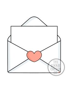 Envelope cookie cutter