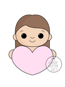 Heart Mom cookie cutter