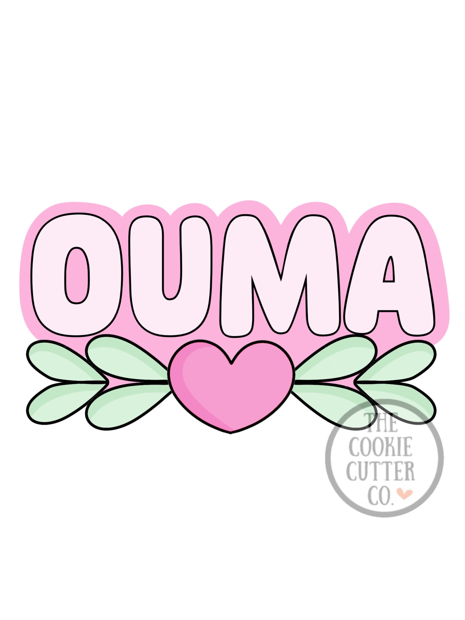 Ouma Heart Leaf cookie cutter