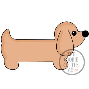 Long Dachshund cookie cutter