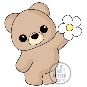 Daisy Bear cookie cutter