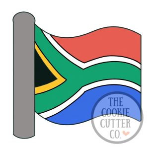 Curvy Flag cookie cutter