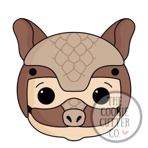 Holiday Armadillo cookie cutter