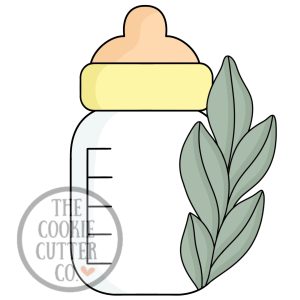 Leaf Baby Bottle cookie cutter
