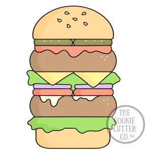 Mega Burger cookie cutter