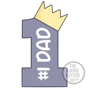 One Crown cookie cutter