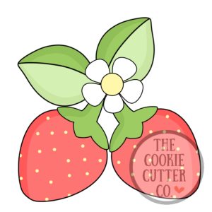 Strawberry Bunch cookie cutter