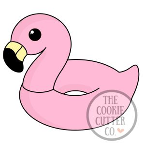 Flamingo Floaty cookie cutter