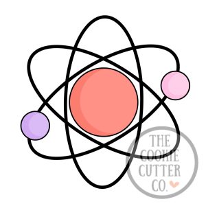 Atom cookie cutter