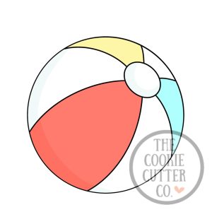 Beach Ball cookie cutter