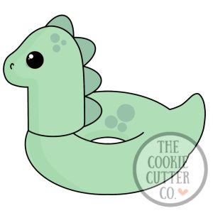 Dino Floaty cookie cutter