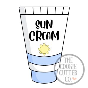 Sun Cream cookie cutter