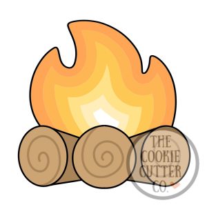 Camp Fire cookie cutter