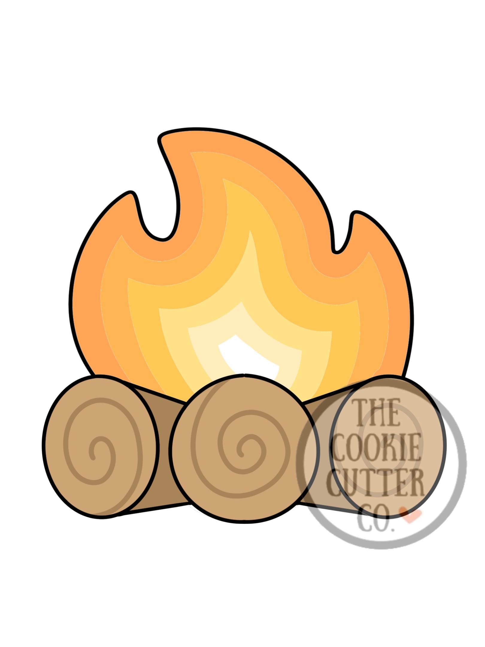 Camp Fire cookie cutter