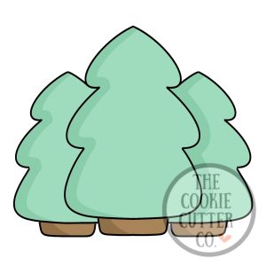 3 Trees cookie cutter