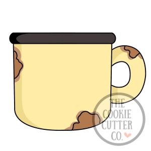 Enamel Mug cookie cutter