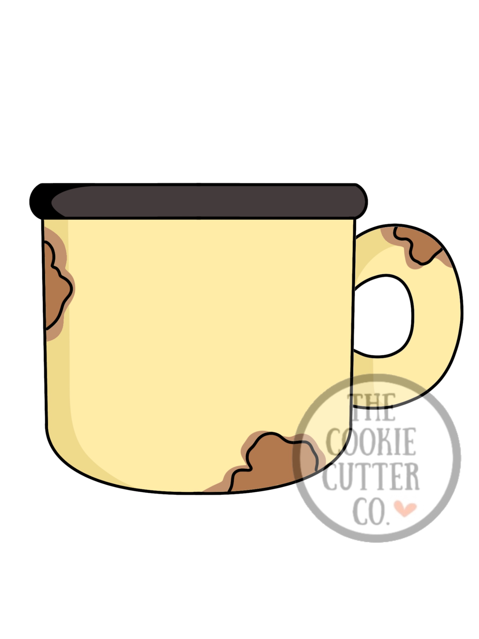 Enamel Mug cookie cutter