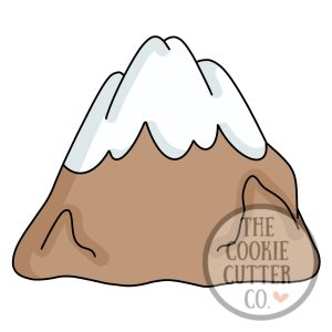 Mountain cookie cutter
