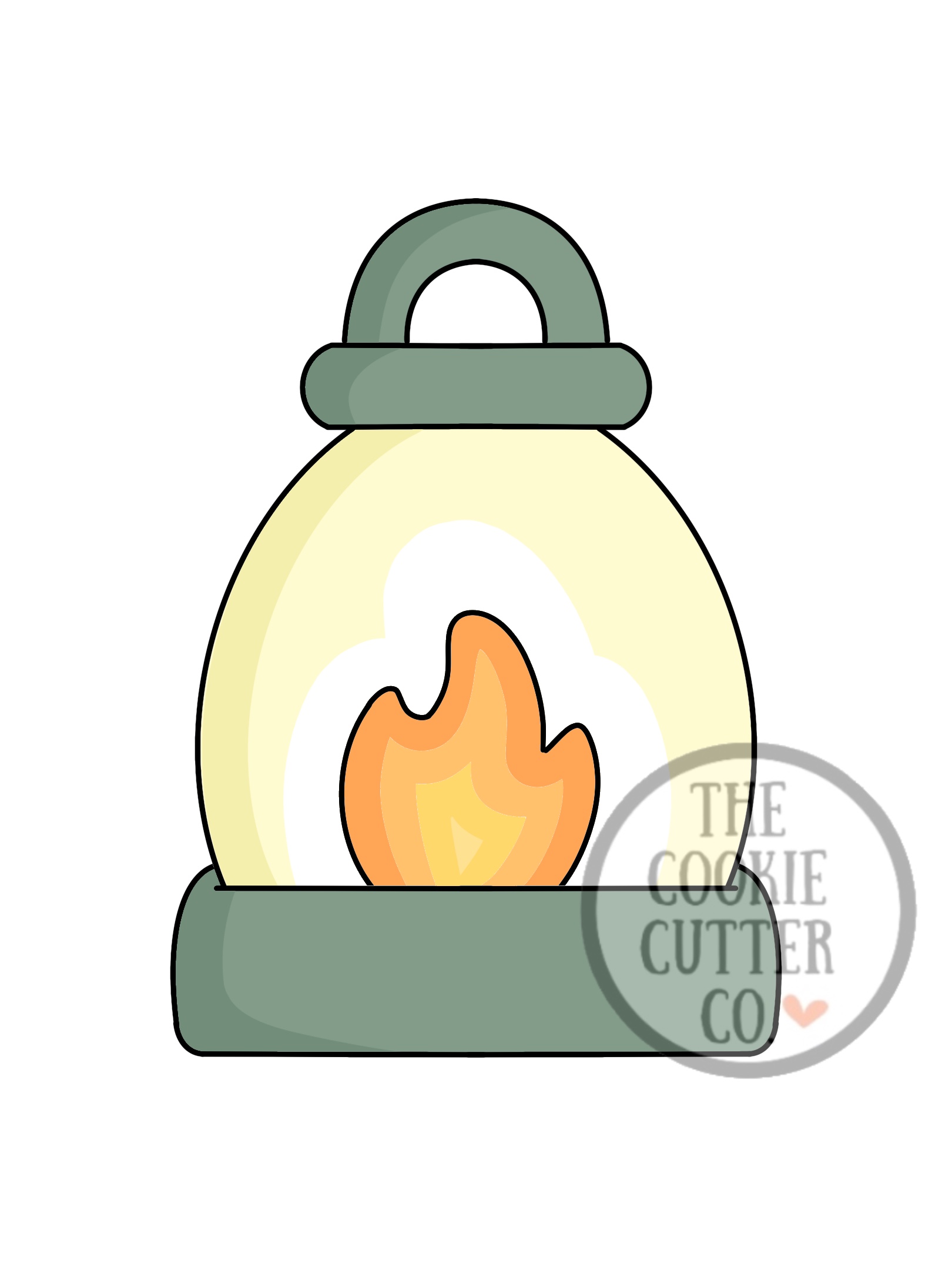 Camping Lantern cookie cutter