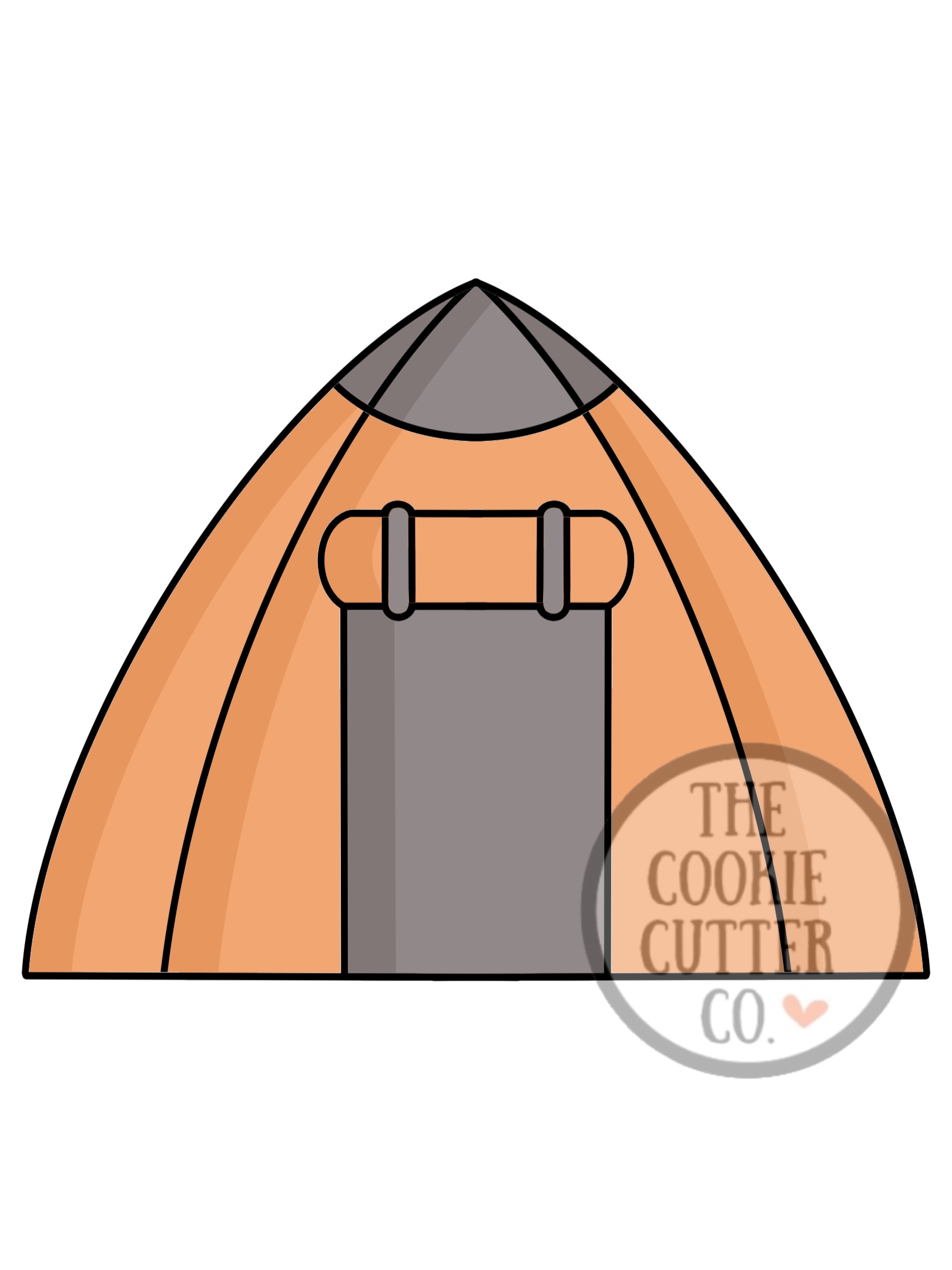 Tent cookie cutter