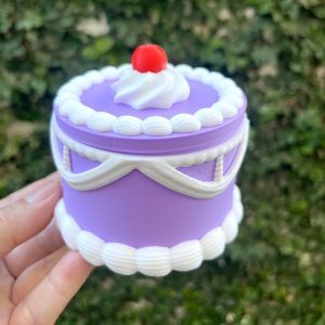 8cm Vintage Cake Secret Stash Container
