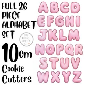 10cm Bubble Alphabet Set