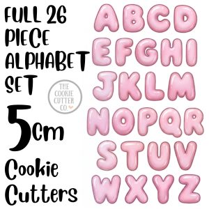 5cm Bubble Alphabet Set