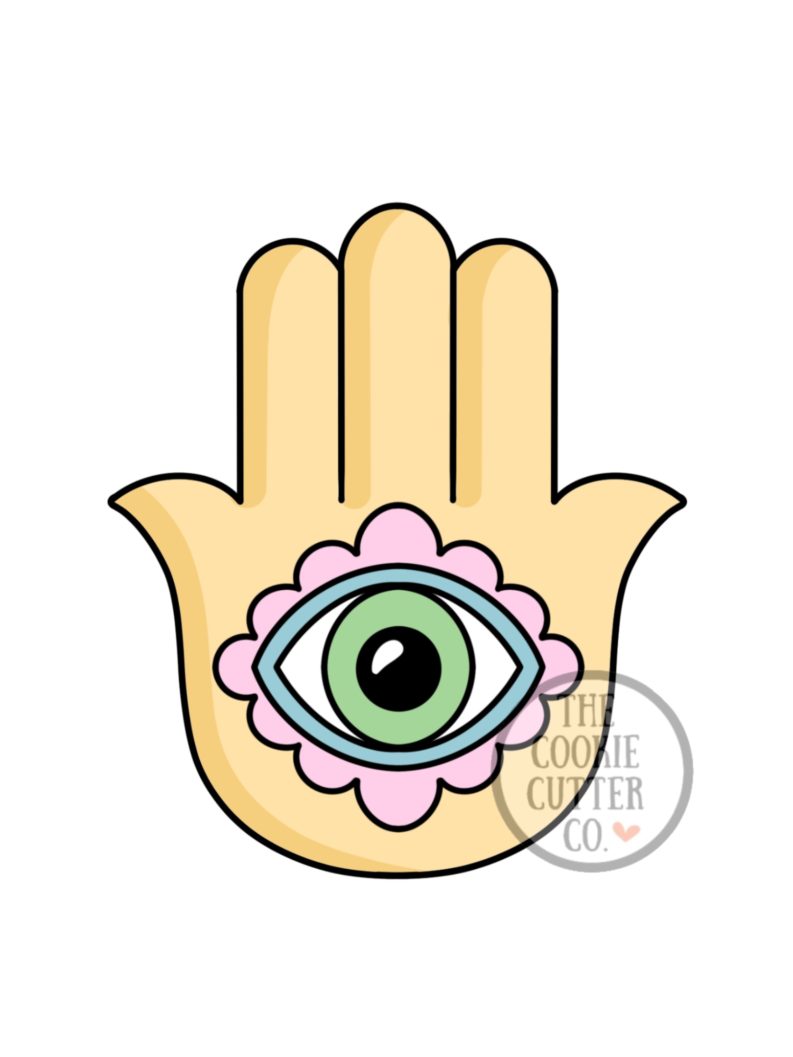 Hamsa Hand cookie cutter