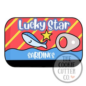 Lucky Star Sardines cookie cutter